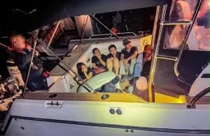 Un grupo de migrantes fue detenido en una embarcación en la costa de Florida.