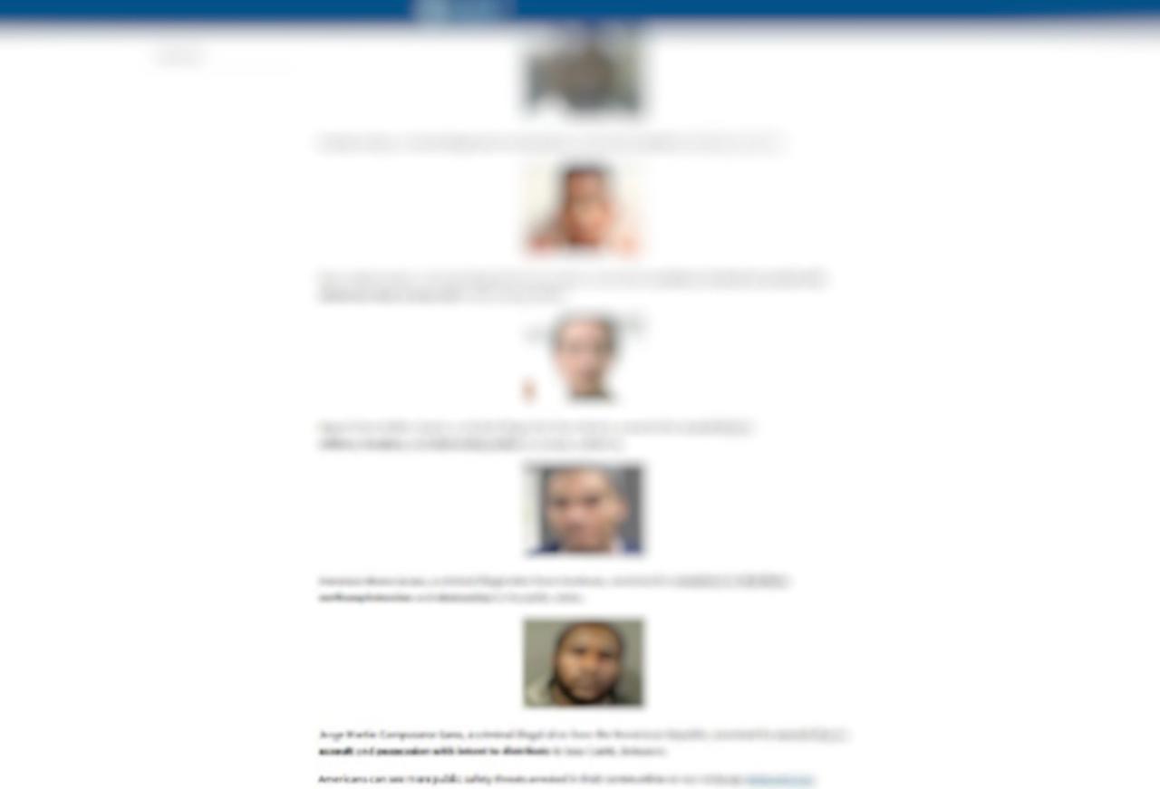 EE.UU publicó una nueva lista de detenidos en operativos contra migrantes.