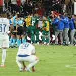 Jugadores de Liga de Quito lamentan su eliminación de la Libertadores. Foto: API