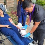 Donación de sangre.