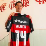 Anthony Valencia con la camiseta del Flamengo. /Flamengo