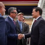 Marco Rubio llegó a Ecuador la mañana de este 9 de septiembre. Foto: cortesía