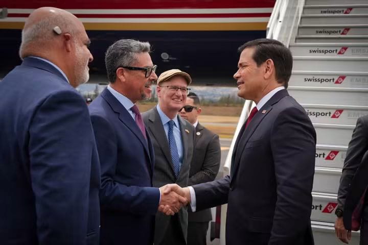 Marco Rubio llegó a Ecuador la mañana de este 9 de septiembre. Foto: cortesía
