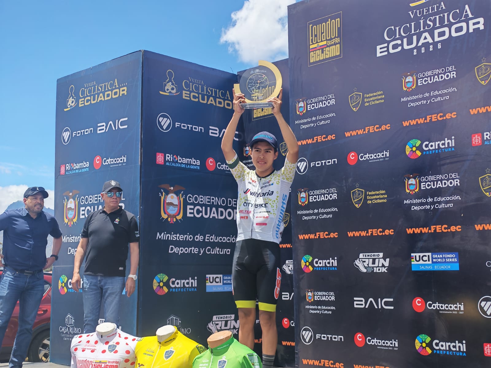 Vladimir Huerta quedó con la cuarta etapa de la Vuelta. Foto: El Mercurio