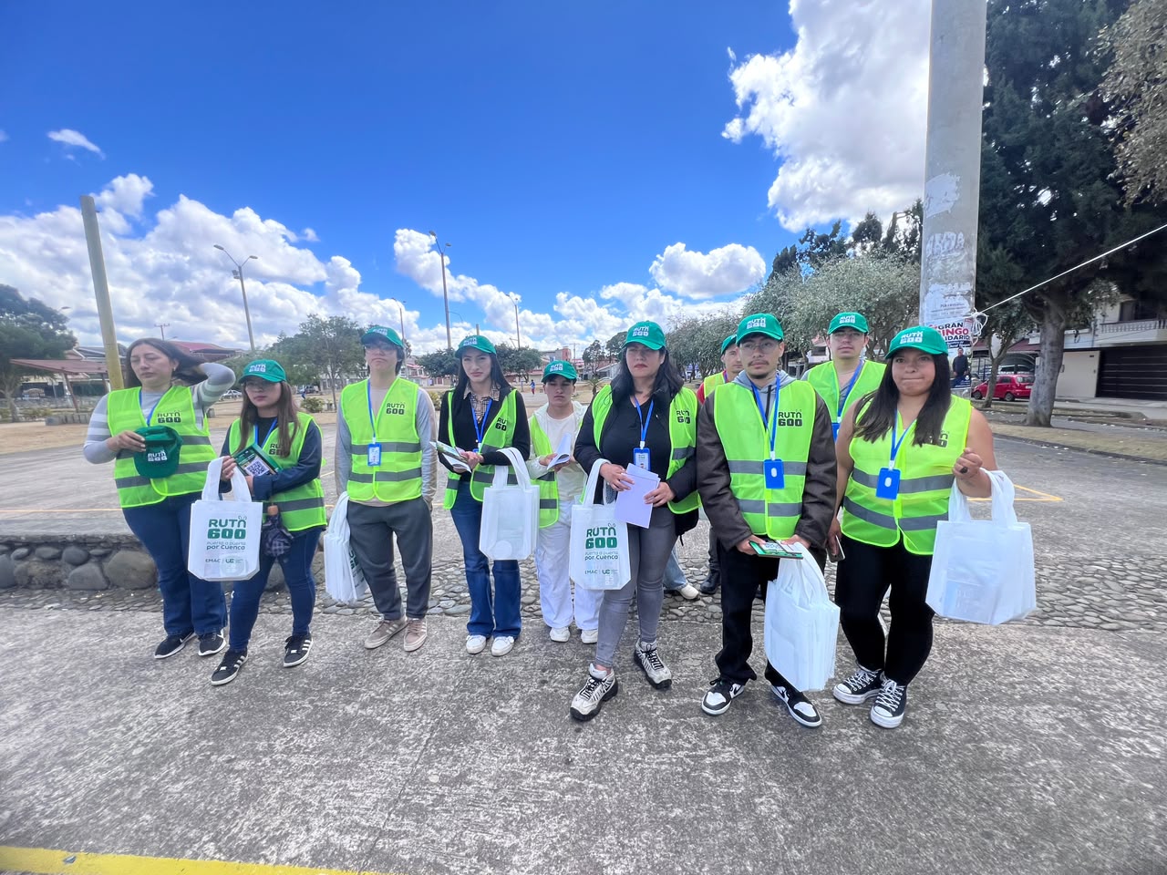 Campaña para reciclar en Cuenca.