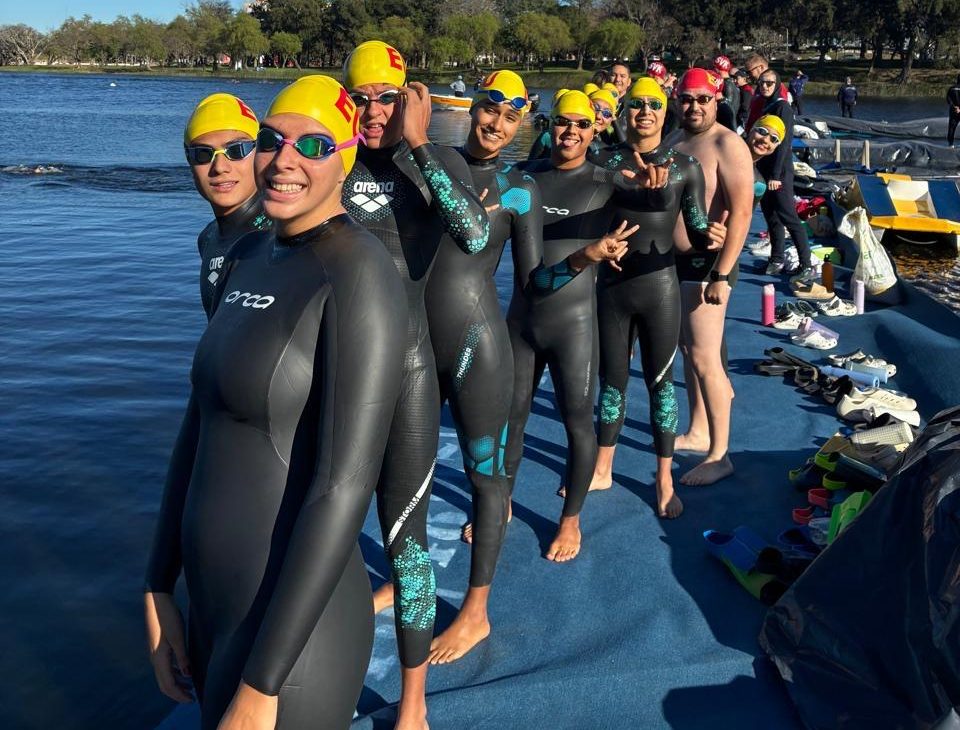 Delegación ecuatoriana en sus entrenamientos en Argentina. Foto: Cortesía