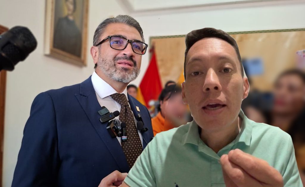 Xavier Bermúdez se refirió a la situación del alcalde suspendido de Cuenca, Cristian Zamora. /Cortesía