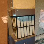 Desconocidos dispararon contra la cárcel de Azogues. Además, se halló dinamita y panfletos. /Cortesía