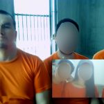 Baldor Bermeo Cabrera y cinco procesados más, desde la cárcel del Encuentro y del CPL Guayas 3, durante la audiencia de apelación solicitada. Ellos se conectaron de manera virtual. /Cortesía