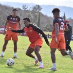 Entrenamiento del Deportivo Cuenca.