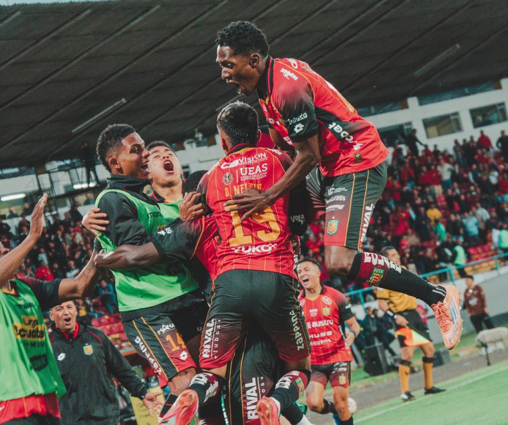 Jugadores del Deportivo Cuenca.