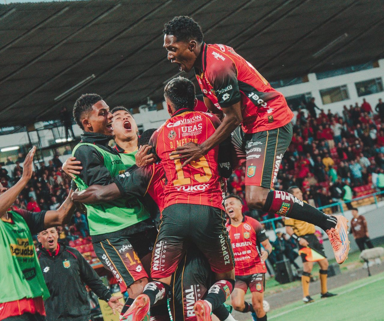 Jugadores del Deportivo Cuenca.