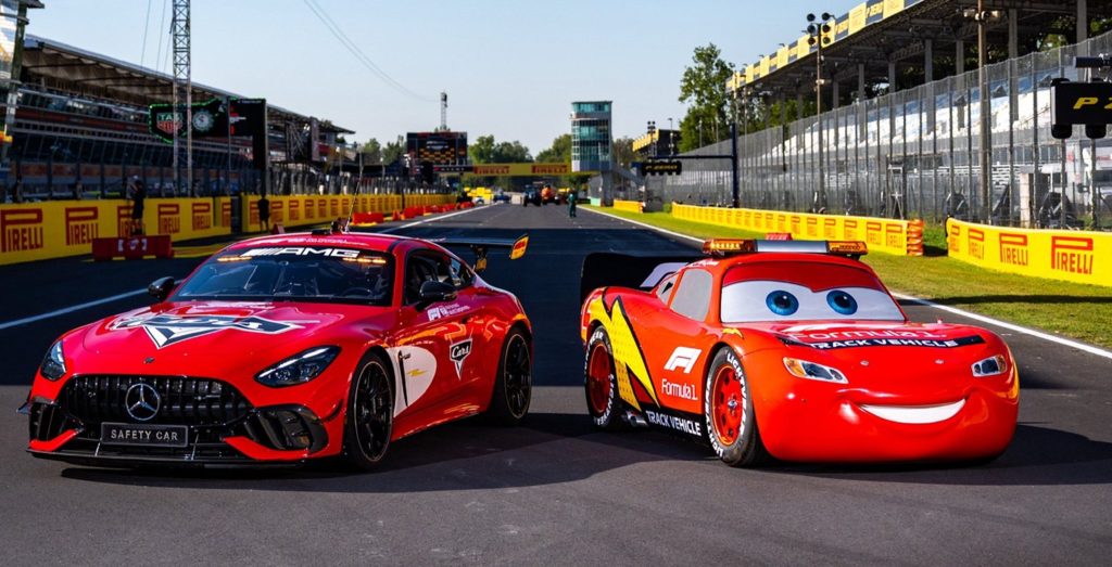 Rayo McQueen estará en el GP de Italia. Foto: Fórmula 1