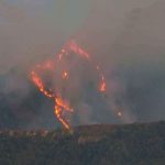 El Cuerpo de Bomberos de Cuenca presentó una denuncia formal ante la Fiscalía por un grave incendio forestal que se dio en el cerro Guagualzhumi. /Cortesía