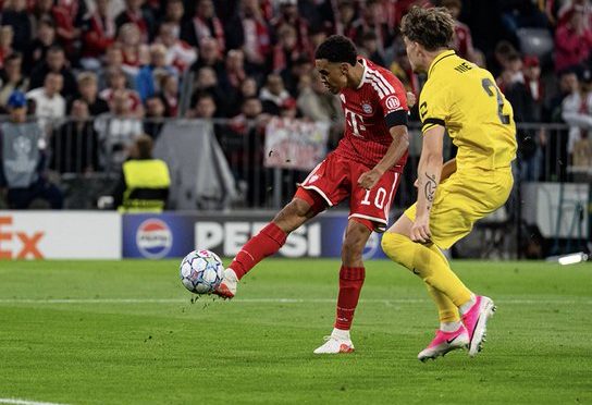 Musiala celebra gol ante el Bodo en Champions. Foto: Bayern Múnich