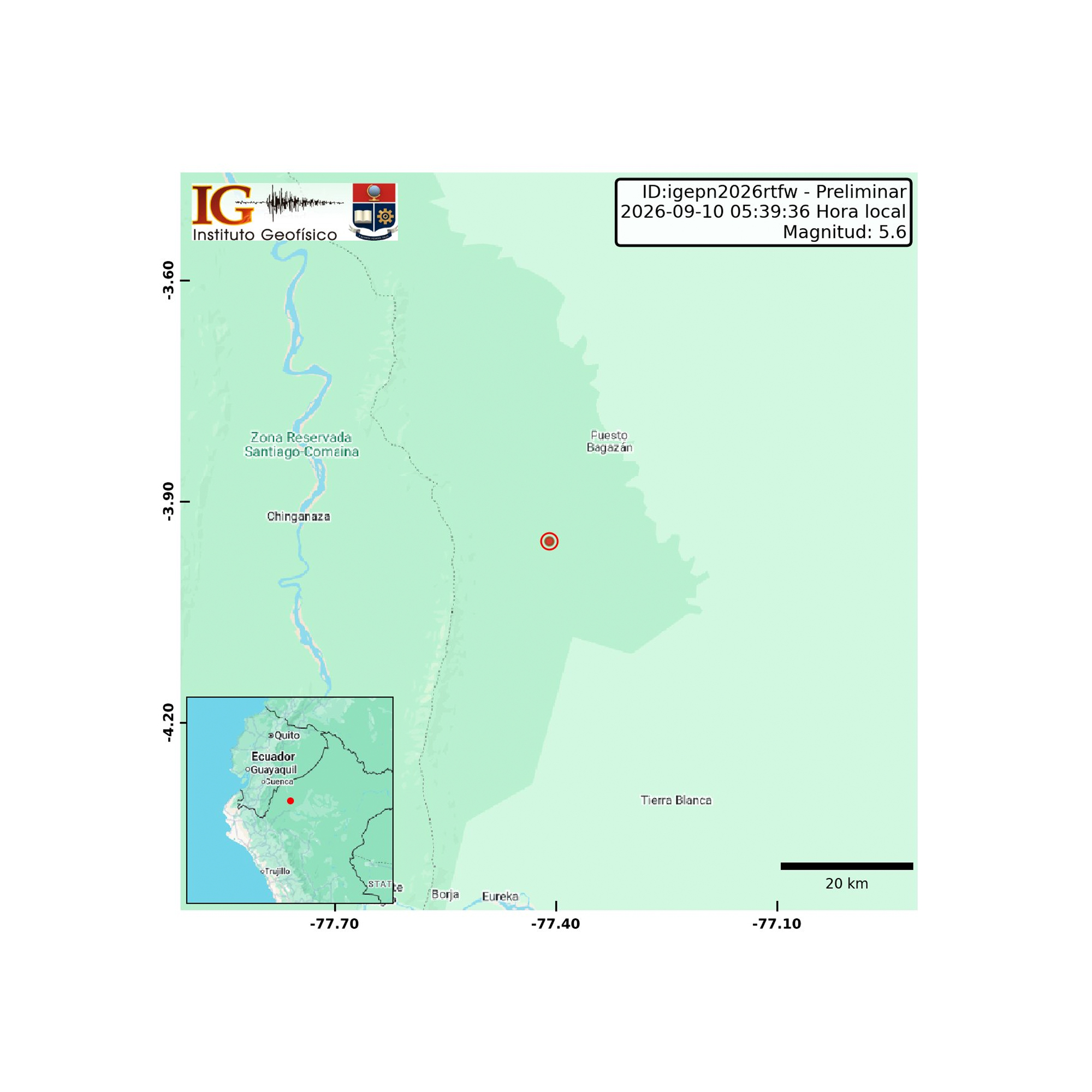 El último sismo se sintió en varias provincias del Ecuador. Foto: IG