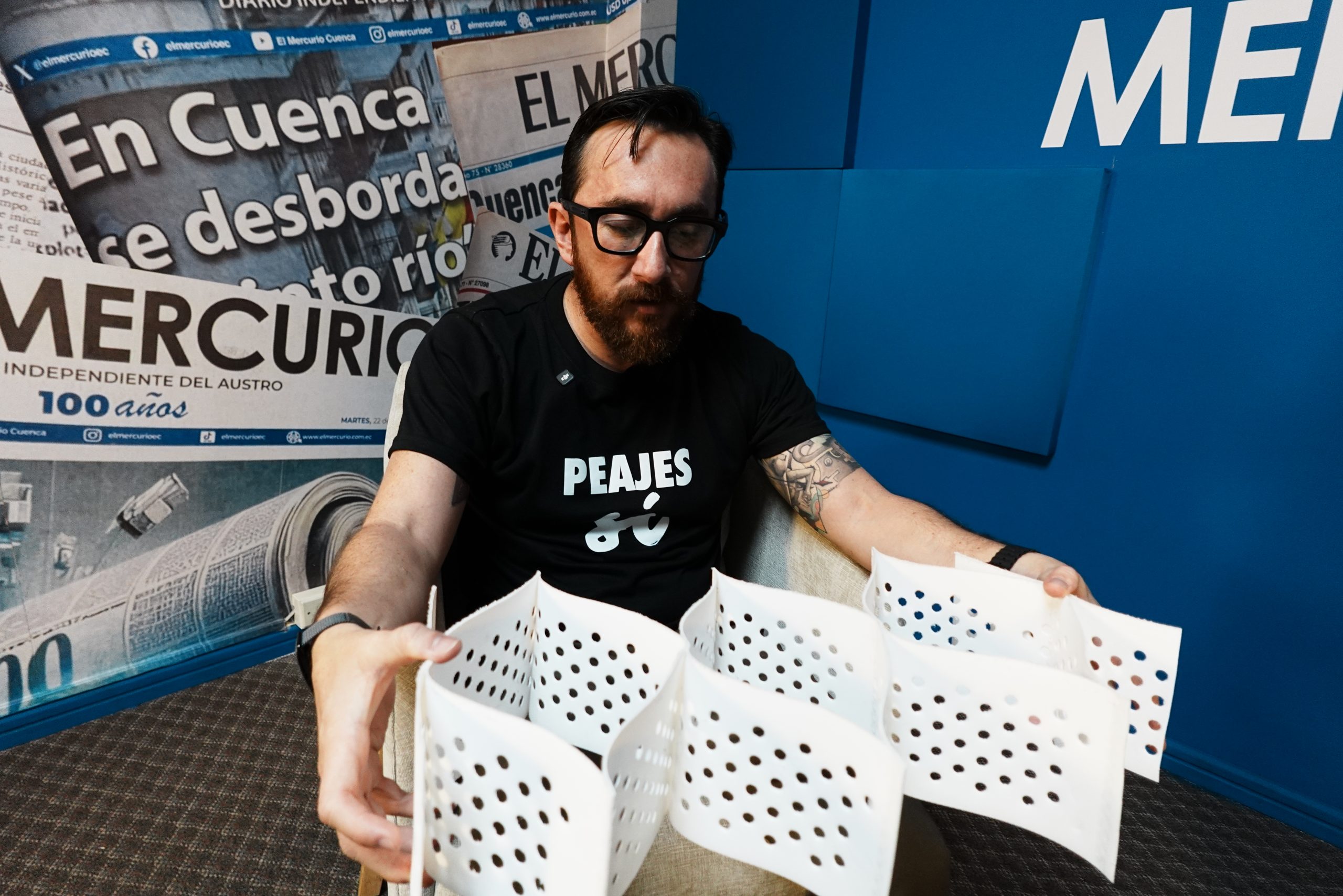 Paolo Carpio es candidato a la Prefectura de Azuay por el movimiento político ADN.