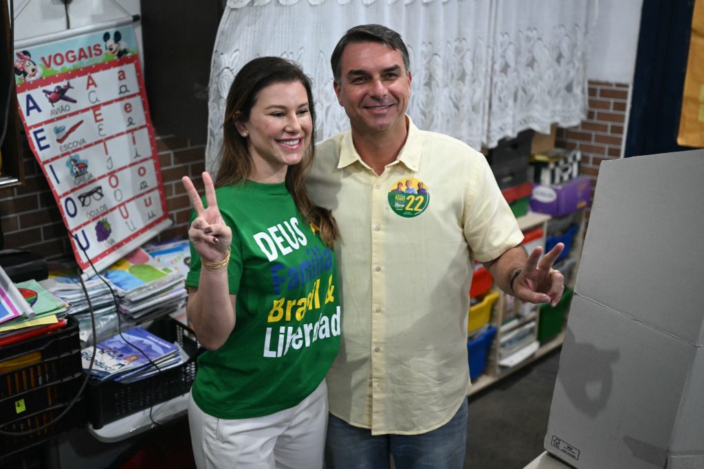Flavio Bolsonaro, candidato a presidente de Brasil.