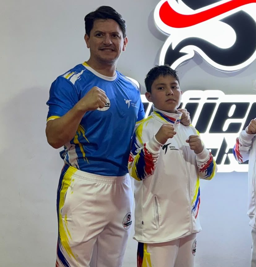 Guido Sigüenza y Emilio Andrade luego de un entrenamiento. /KYY
