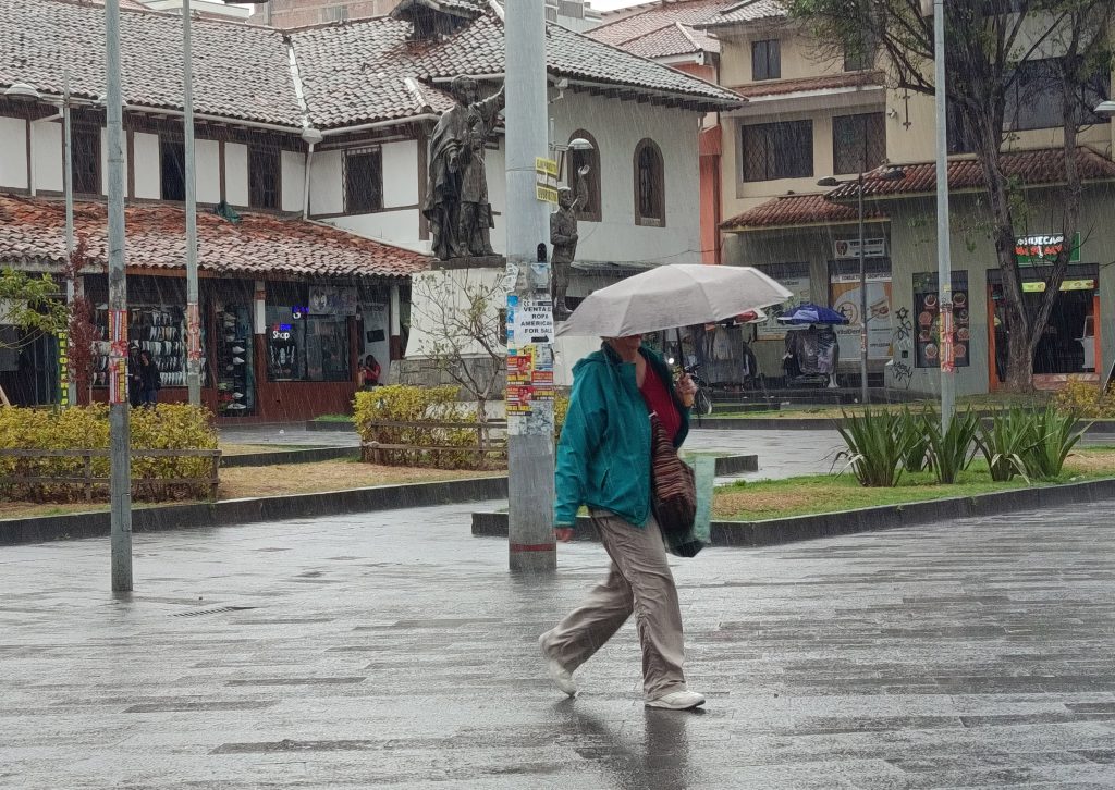 Las lluvias se presentarán en gran parte del país esta semana. Foto: API