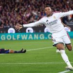 Mbappe marcó los dos goles del Real Madrid frente al Barcelona. Foto: AFP
