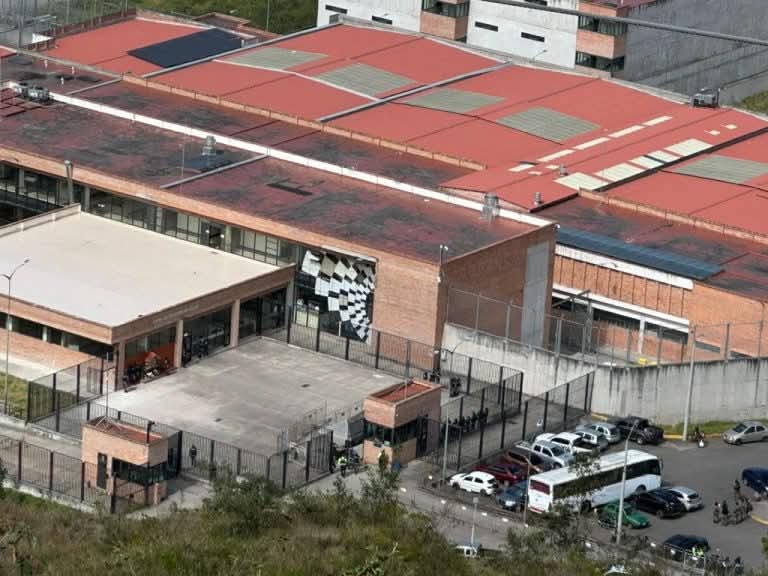 La cárcel de Turi, en Cuenca, donde seis reos fueron encontrados muertos entre el 19 y el 25 de octubre de 2026.