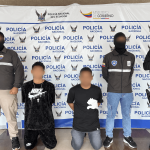 Dos personas fueron detenidas en Cuenca. Foto: Policía Nacional