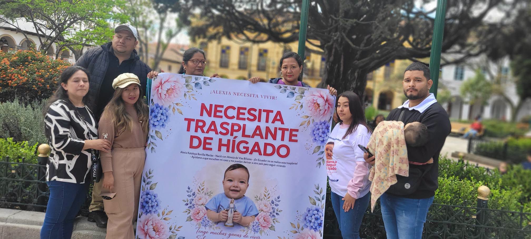 Alexia Kataleya Bonilla Macías, de 11 meses, necesita un trasplante de hígado urgente.