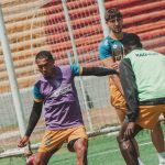 Entrenamiento del Deportivo Cuenca.