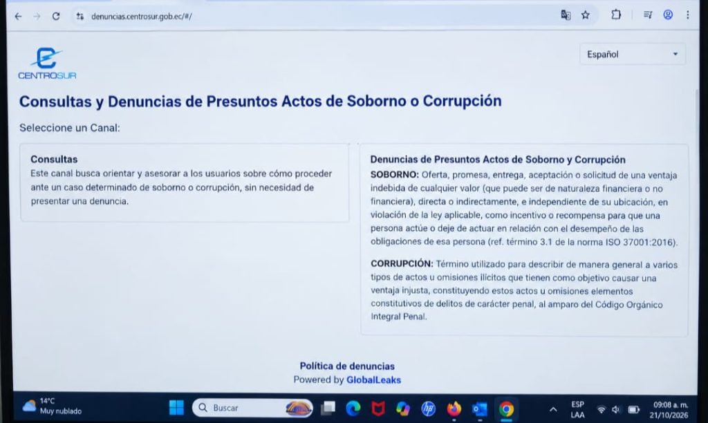 centrosur - plataforma