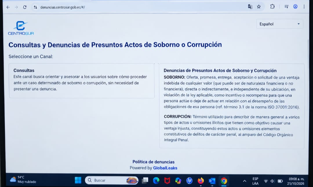 centrosur - plataforma