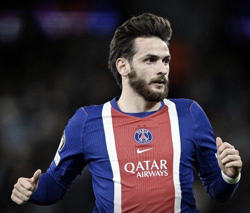 Kvaratskhelia se lesiona con el PSG. Foto: PSG