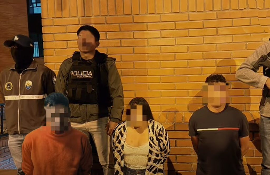 Tres personas son investigadas por el delito de extorsión, entre ellos, un privado de la libertad. /Cortesía