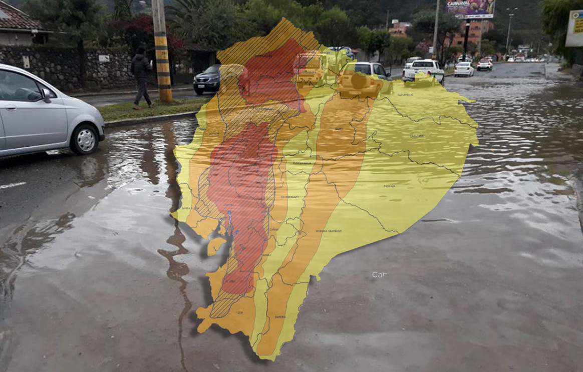 El Inamhi advierte presencia de lluvias en la zona interandina, incluida Azuay, y en la región costanera del país. /Cortesía