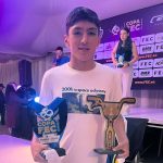 Joaquín Aray es campeón nacional de BMX. Foto: Cortesía