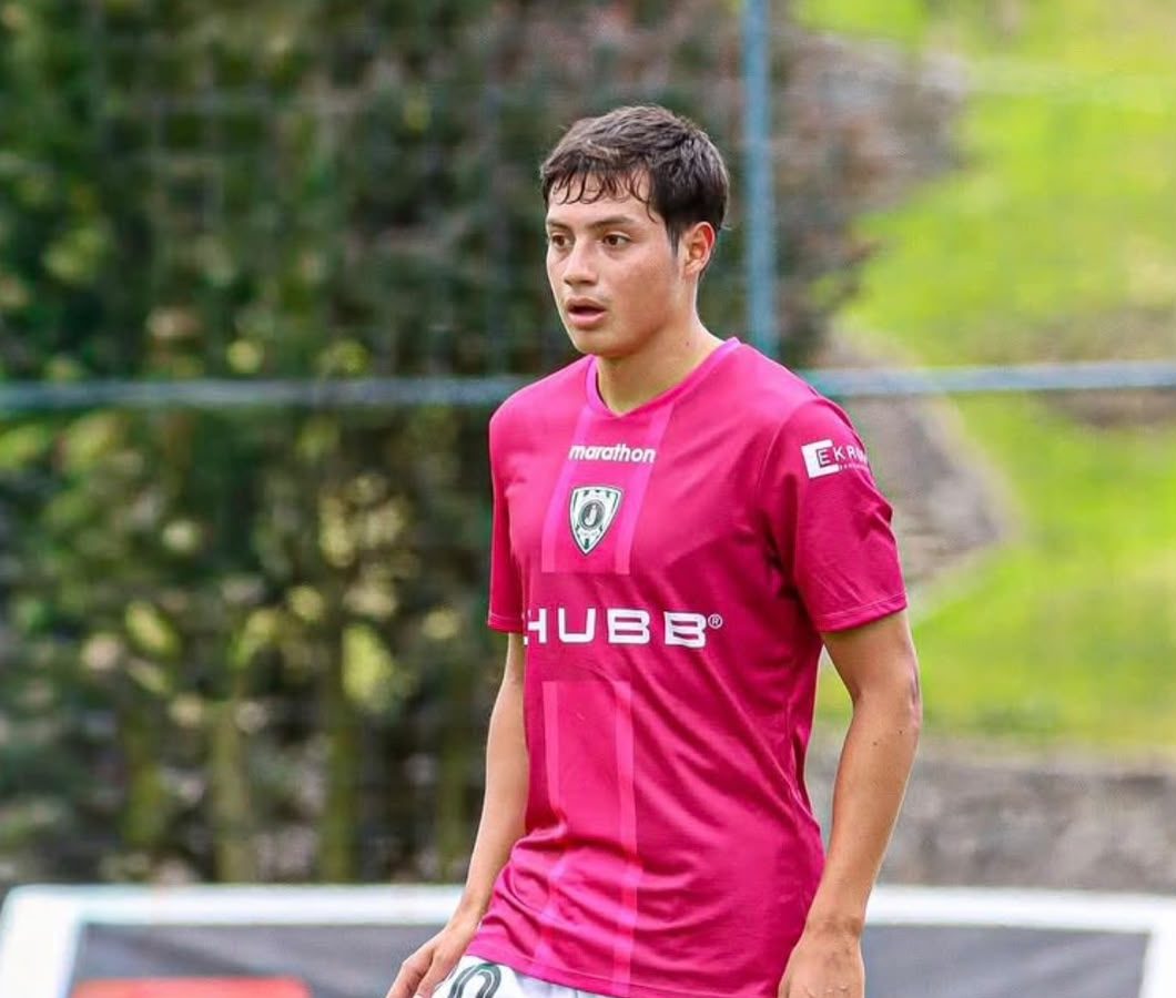 Santiago Sánchez con la camiseta de Independiente Juniors. Foto: Cortesía