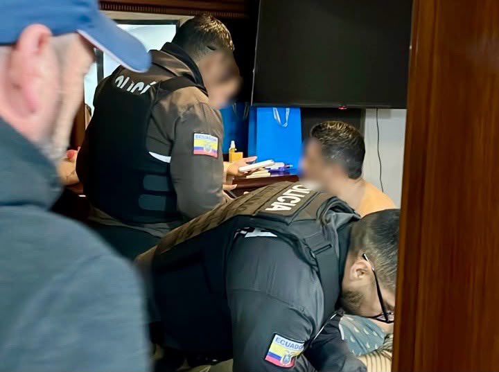 La Policía y la Fiscalía llevan adelante varios operativos en Cuenca. Foto: Fiscalía