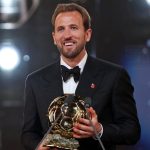 Harry Kane gana el Balón de Oro. Foto: Balón de Oro