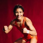 Lucía Yépez quedó segunda en el mundial de lucha. Foto: Lucía Yépez