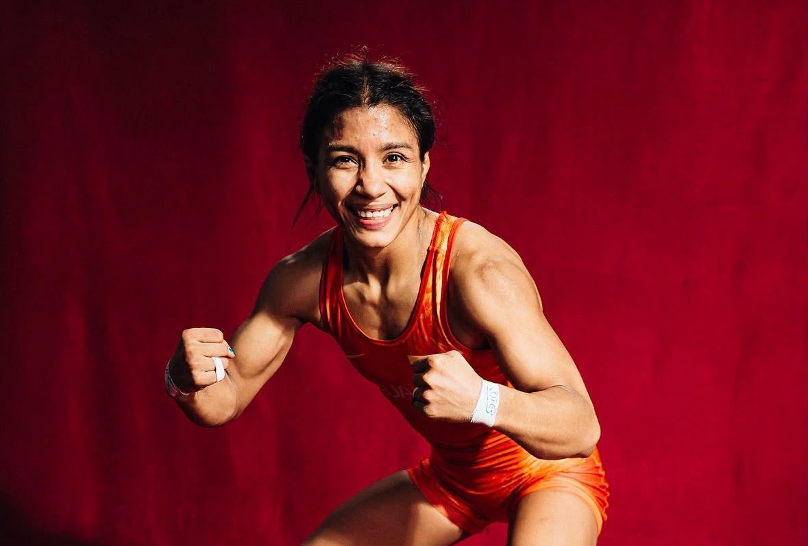 Lucía Yépez quedó segunda en el mundial de lucha. Foto: Lucía Yépez