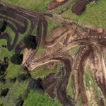La presunta construcción ilegal de una pista de motocross terminó con su clausura. /Cortesía