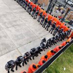 50 privados de libertad fueron llevados hasta la cárcel de Turi. Foto: SNAI