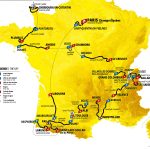 Mapa del recorrido del Tour de Francia 2027. Foto: AFP