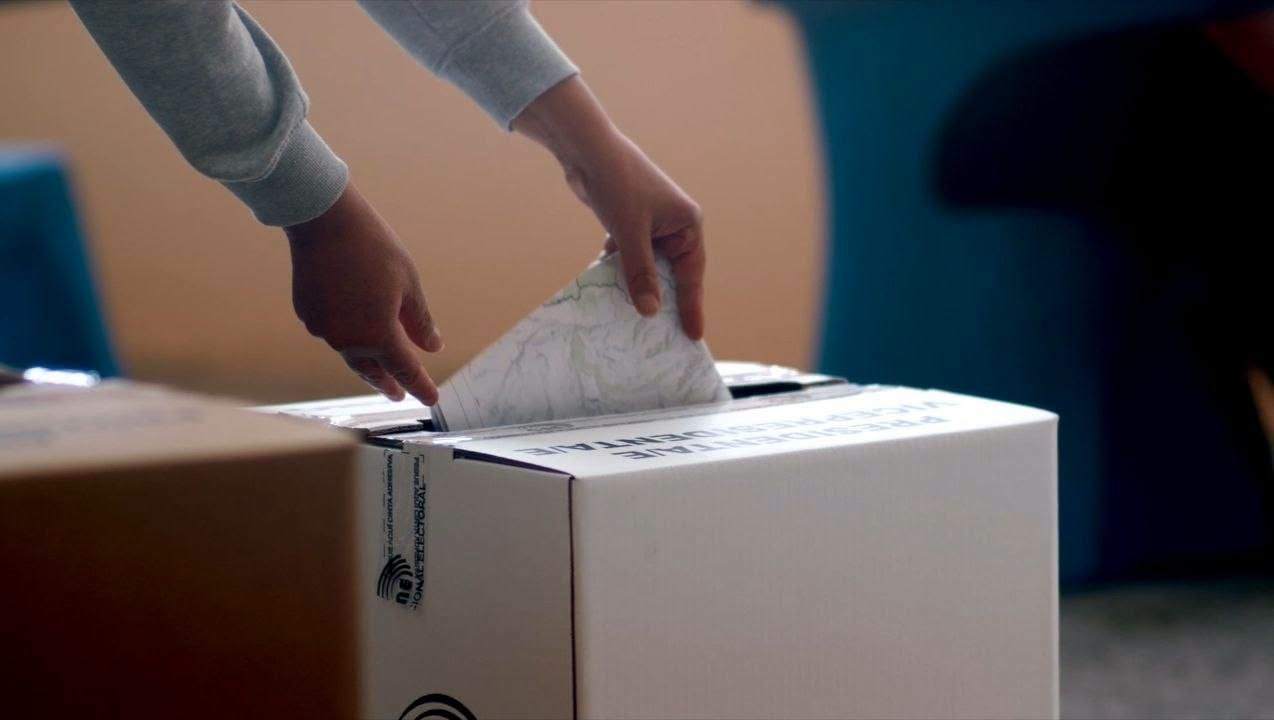Simulacro de elecciones.